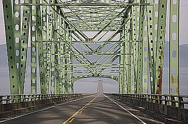 Bridge in Astoria, Oregon - © 2010-2022 Susan Larison Danz